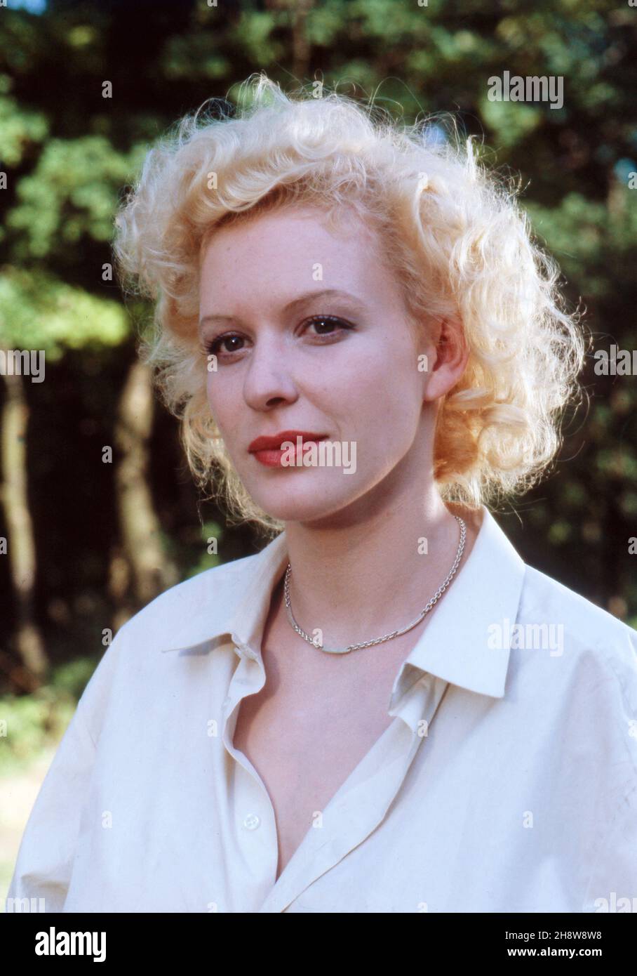 Sunnyi Melles, schweizerische Schauspielerin, Germania 1987. Attrice svizzera Sunnyi Melles, Germania 1987. Foto Stock