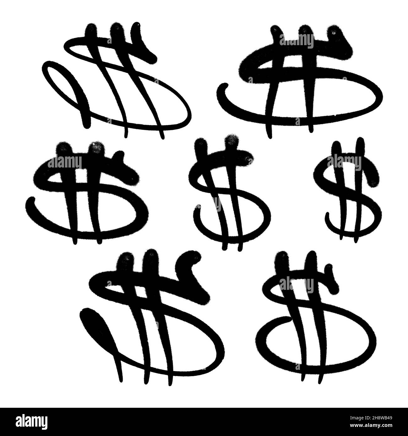 Moneta nazionale icona dollaro internazionale Illustrazione Vettoriale