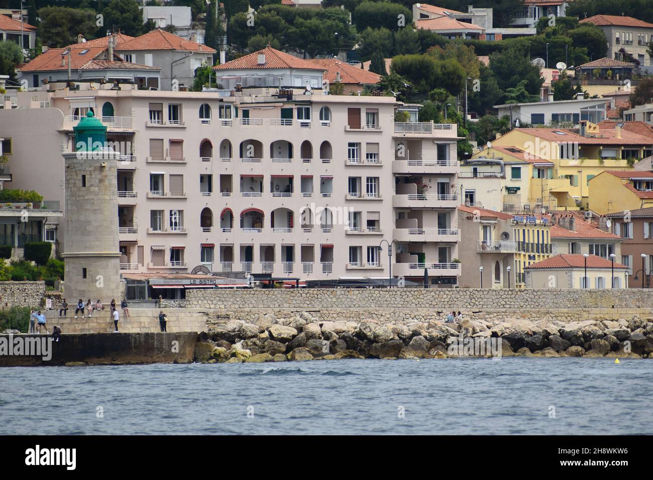 Porto di Cassis, Francia meridionale Foto Stock
