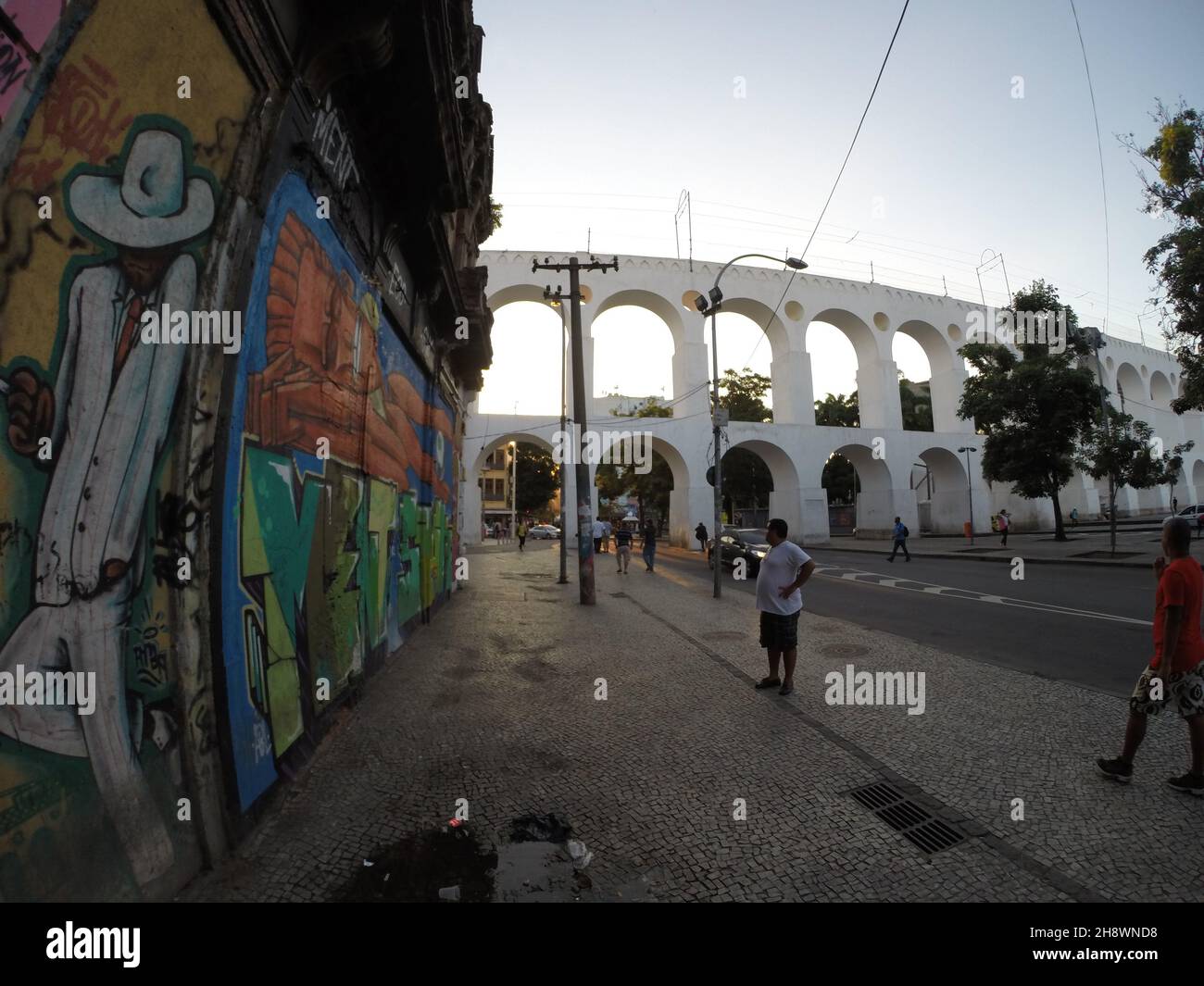 Arcos da Lapa Rio de Janeiro Foto Stock