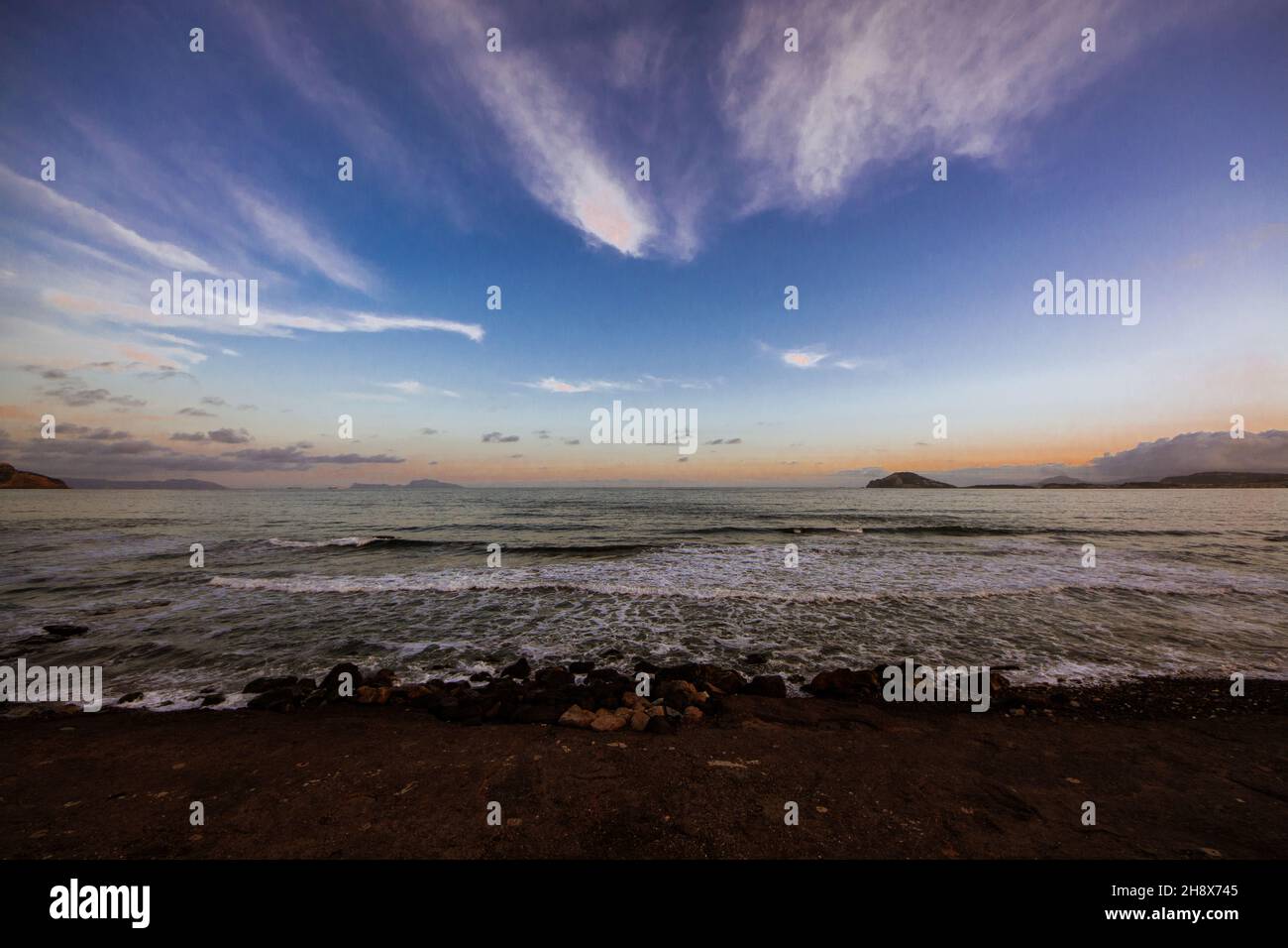 nisida paesaggio marino Foto Stock