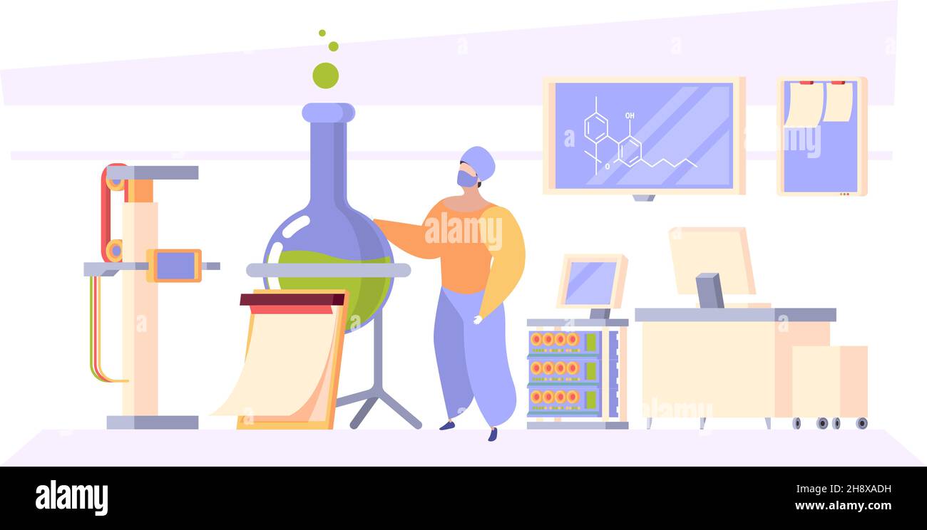 Persone professionali. I lavoratori in uniforme che fanno le cose differenti garish sfondo vettoriale del cartone animato Illustrazione Vettoriale