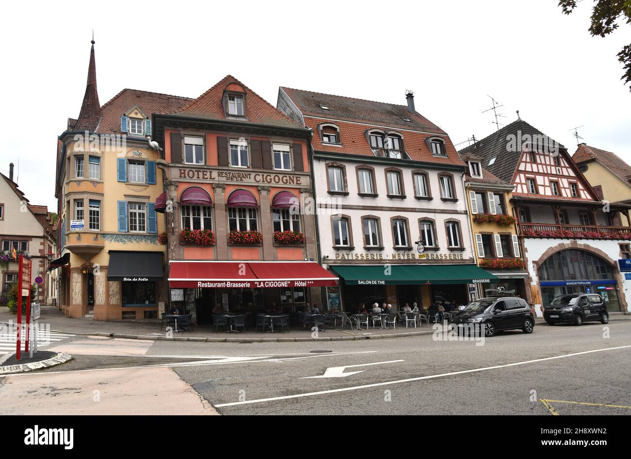 Munster nord-est della Francia. Foto Stock