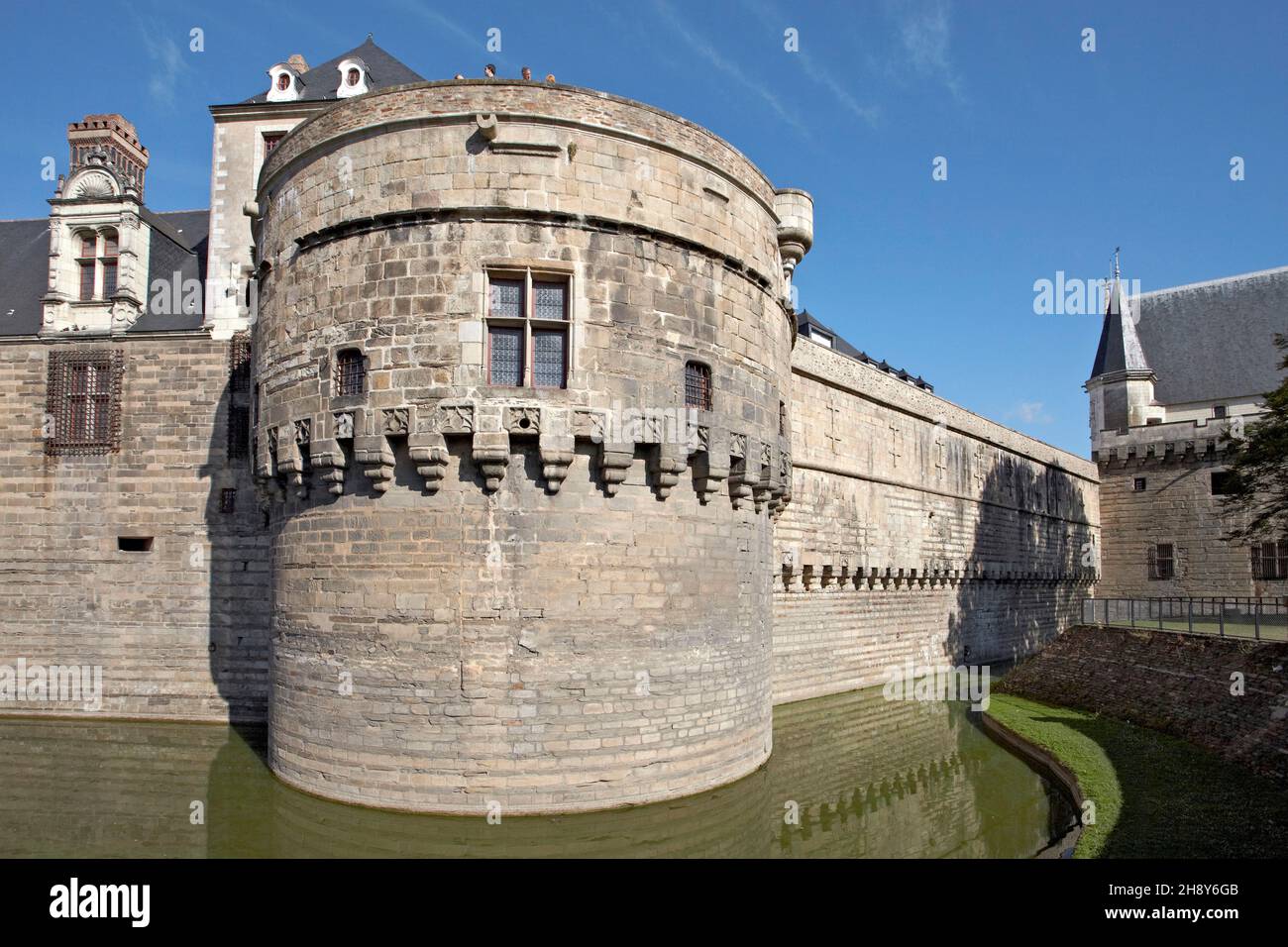 Castello di Duchi di Bretagna. Nantes, Loira. Francia Foto Stock