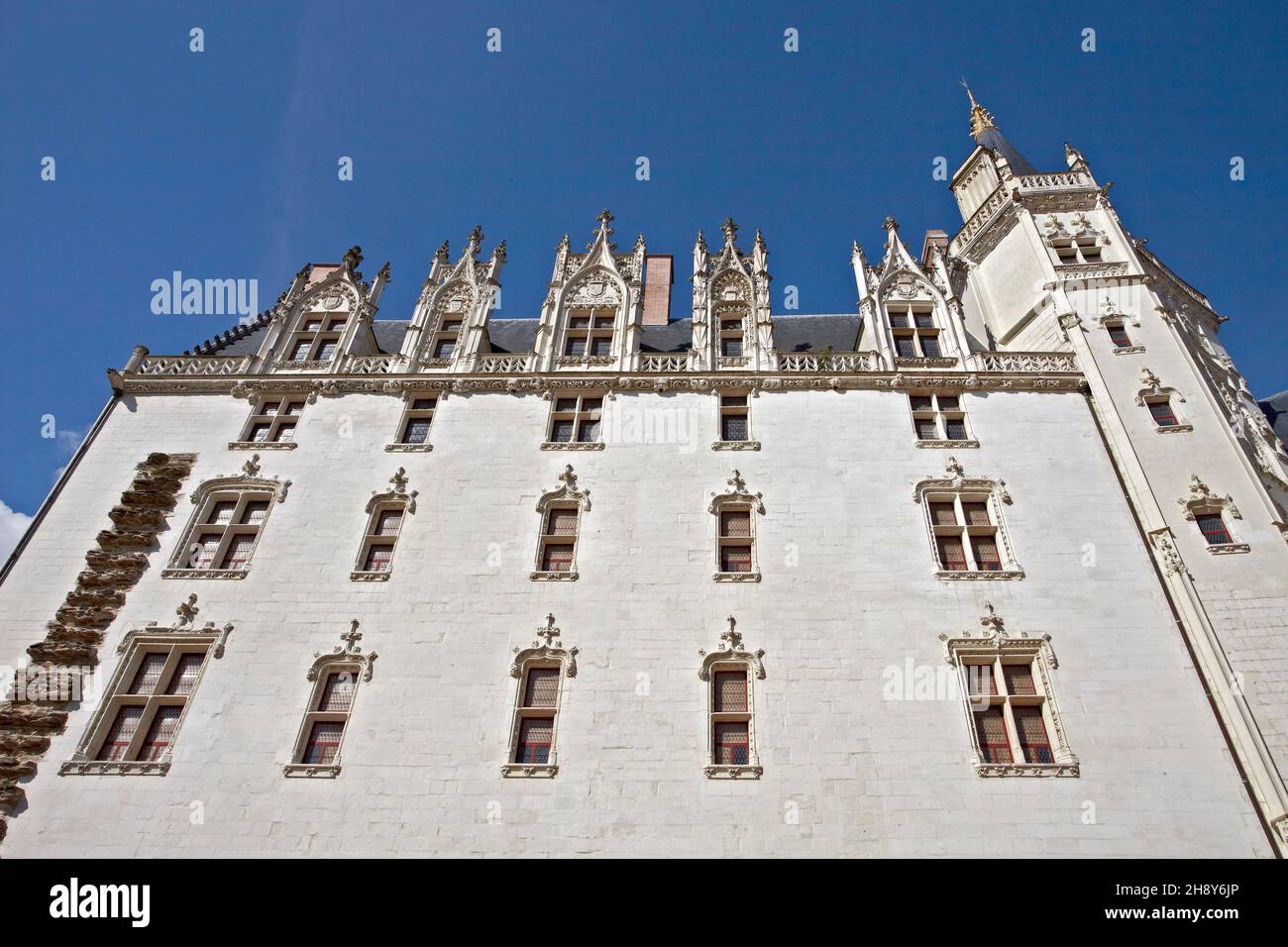 Castello di Duchi di Bretagna. Nantes, Loira. Francia Foto Stock