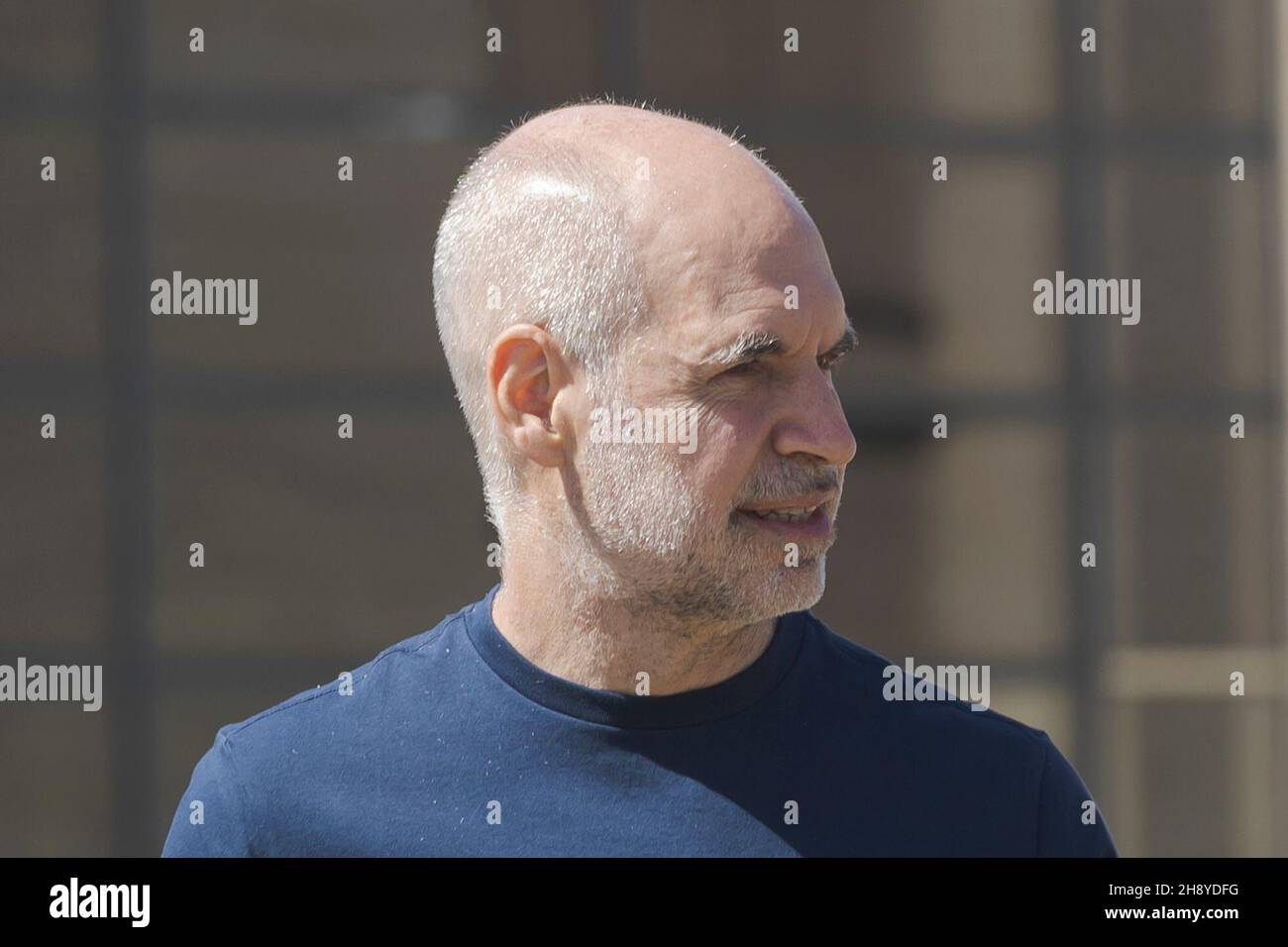 Ciudad de Buenos Aires, Argentina. 2 dicembre 2021. Horacio Rodríguez Larreta, Capo del Governo della Città di Buenos Aires. (Foto di Esteban Osorio/Pacific Press) Credit: Pacific Press Media Production Corp./Alamy Live News Foto Stock