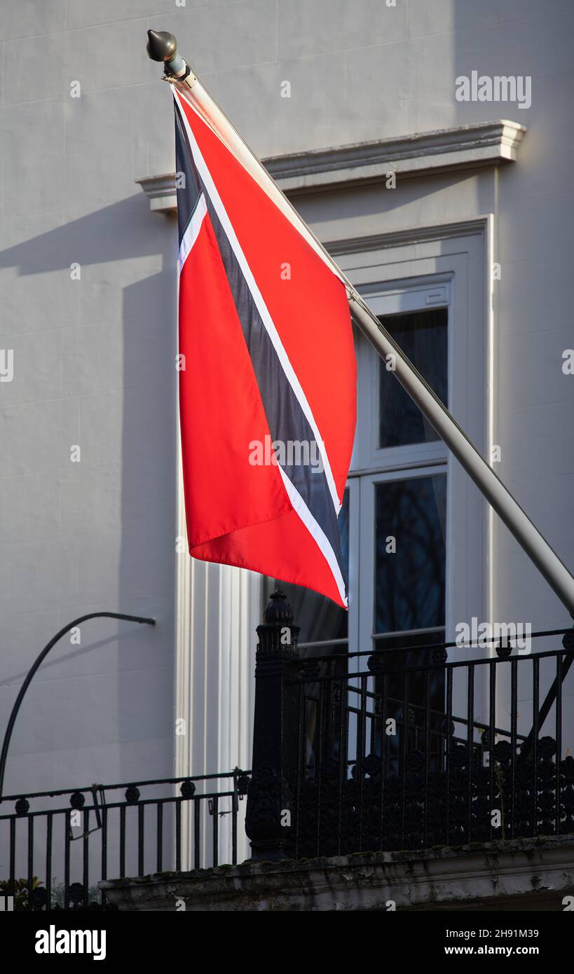 Alta Commissione dell'ambasciata di Trinidad e Tobago, Londra, Inghilterra. Foto Stock