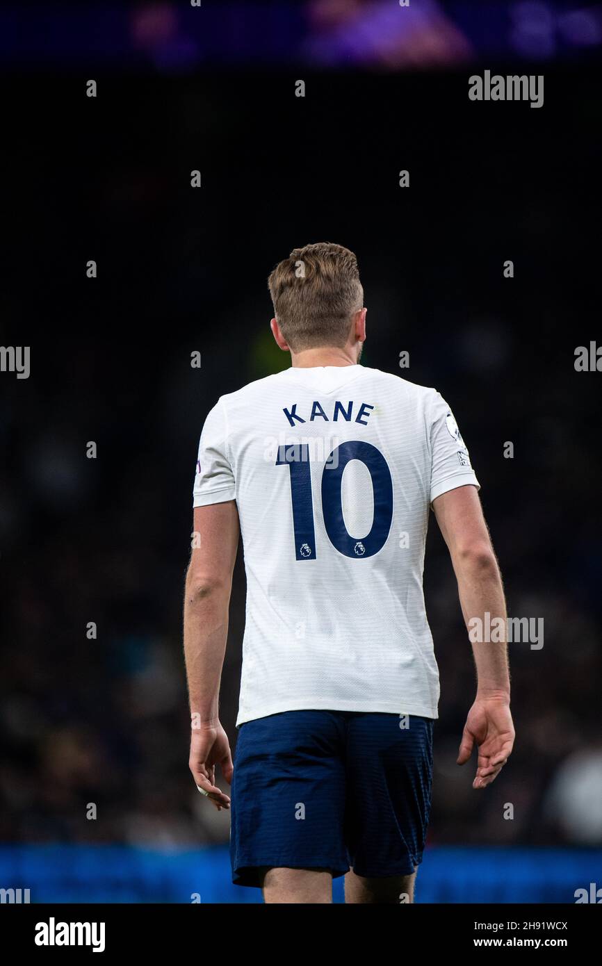 LONDRA, INGHILTERRA - DICEMBRE 02: Harry Kane durante la partita della Premier League tra Tottenham Hotspur e Brentford al Tottenham Hotspur Stadium on De Foto Stock