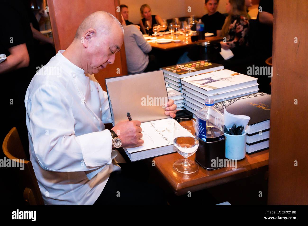 Chef Nobu Matsuhisa Foto Stock