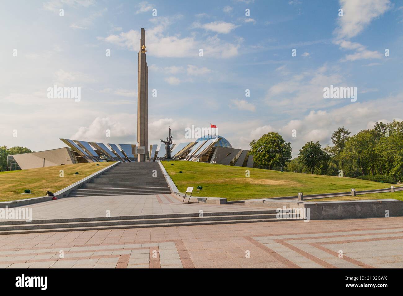 Museo di Stato bielorusso della Storia della Grande Guerra Patriottica a Minsk Foto Stock