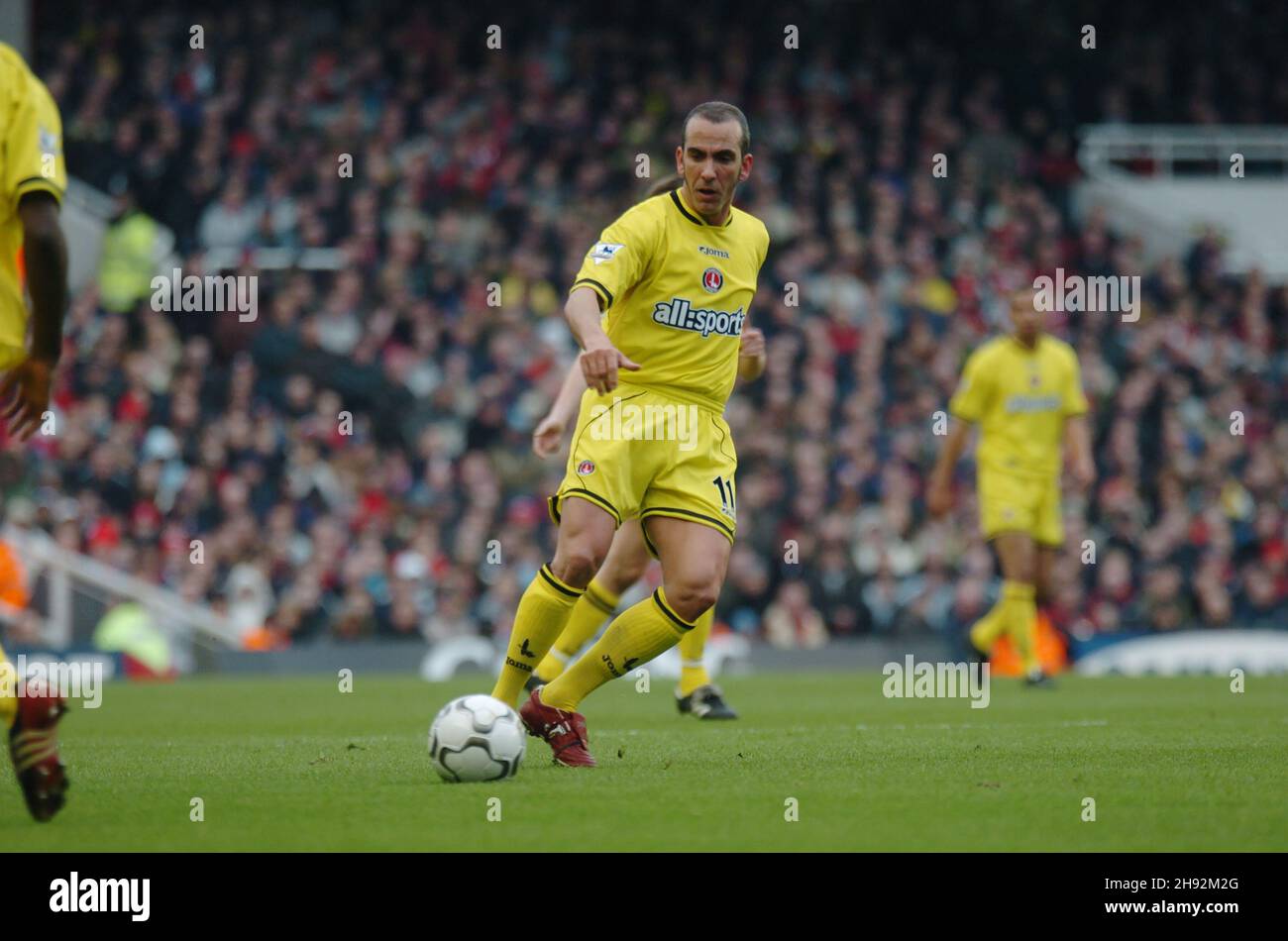 Arsenal / Charlton febbraio 2004 Foto Stock