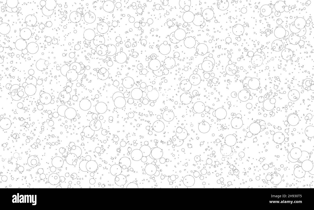 Modello di texture di disegno di Bubble Art. Può essere usato per decorare gli inviti di nozze, piastrelle di ceramica, decorazione per disegno di stoffa tessile. Foto Stock