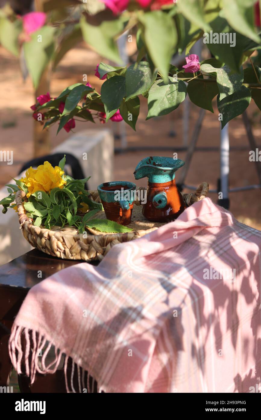 caffè nella iap della natura Foto Stock