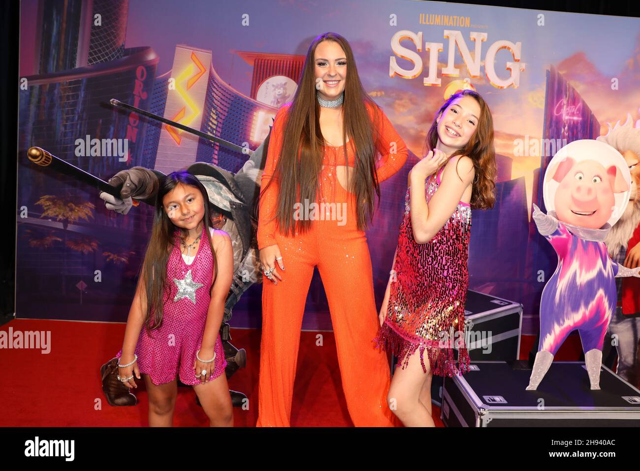 4 dicembre 2021: DJ JAZZY che partecipa al 'ing 2' Sydney Premiere al Hoyts Entertainment Quarter il 04 dicembre 2021 a Sydney, NSW Australia (Credit Image: © Christopher Khoury/Australian Press Agency via ZUMA Wire) Foto Stock