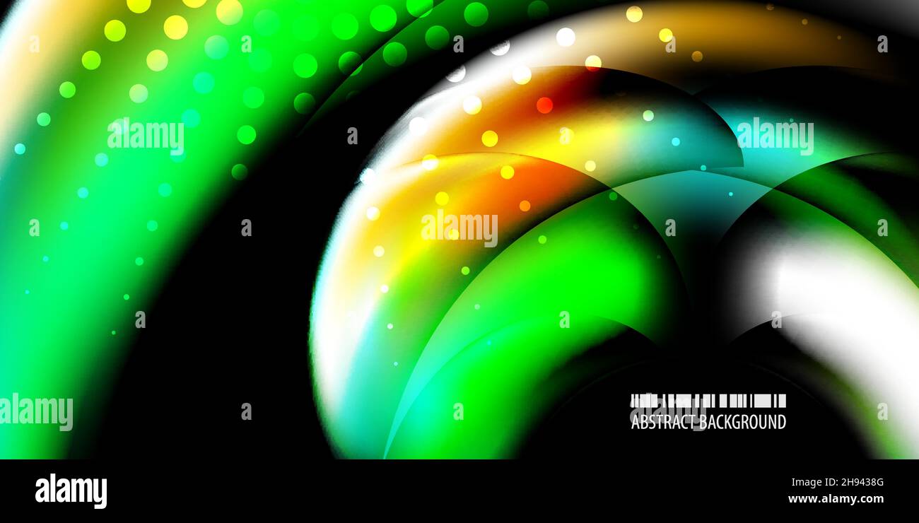 Astratto colorato sfondo grafico modello con mescolato più oggetti geometrici Illustrazione Vettoriale