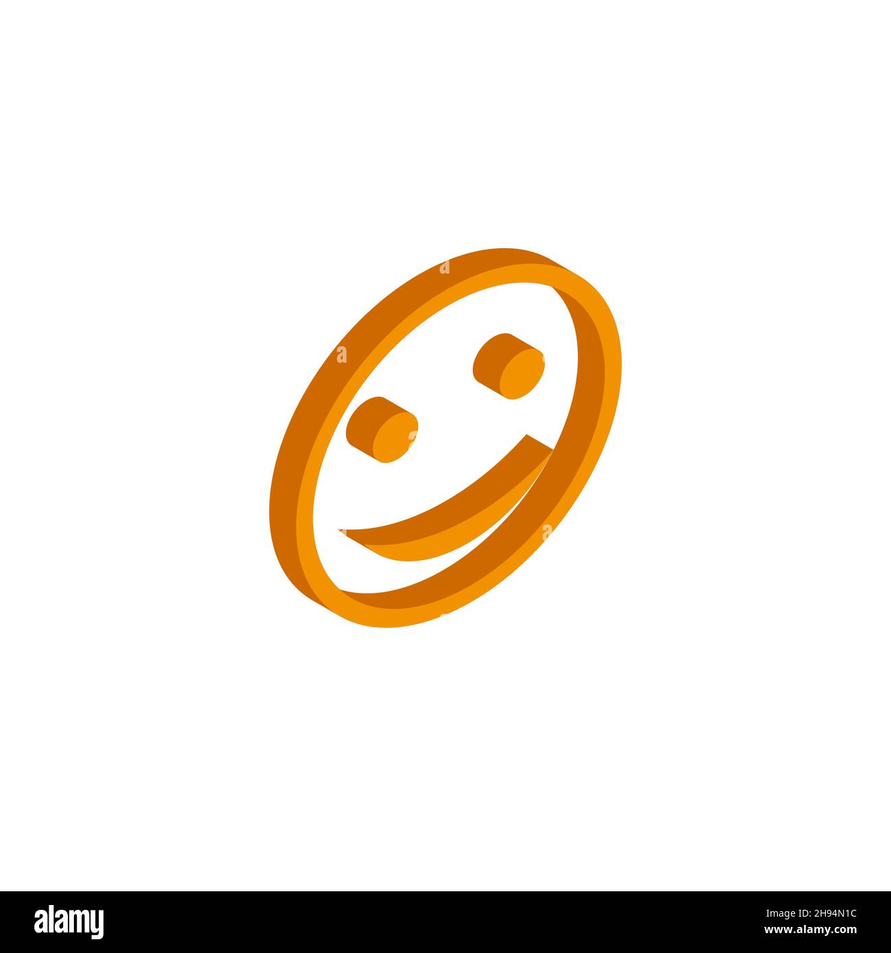 Social media 3D emoji adesivo con espressione diversa amore ridere bacio pianto sorriso EPS Illustrazione Vettoriale