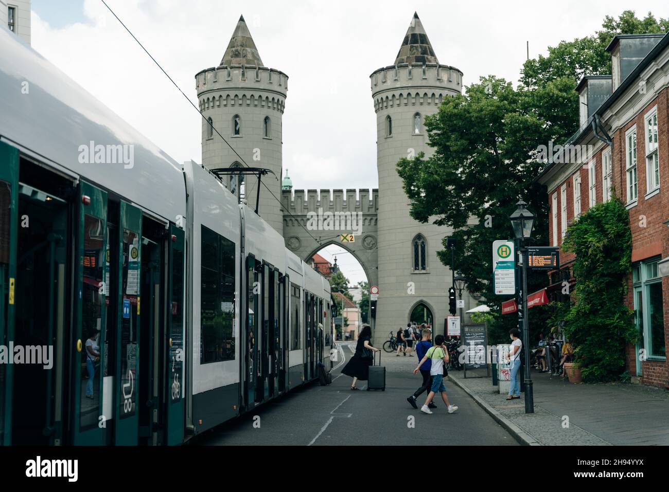 Nauener Tor - porta storica della città di Potsdam, Germania. Foto di alta qualità Foto Stock