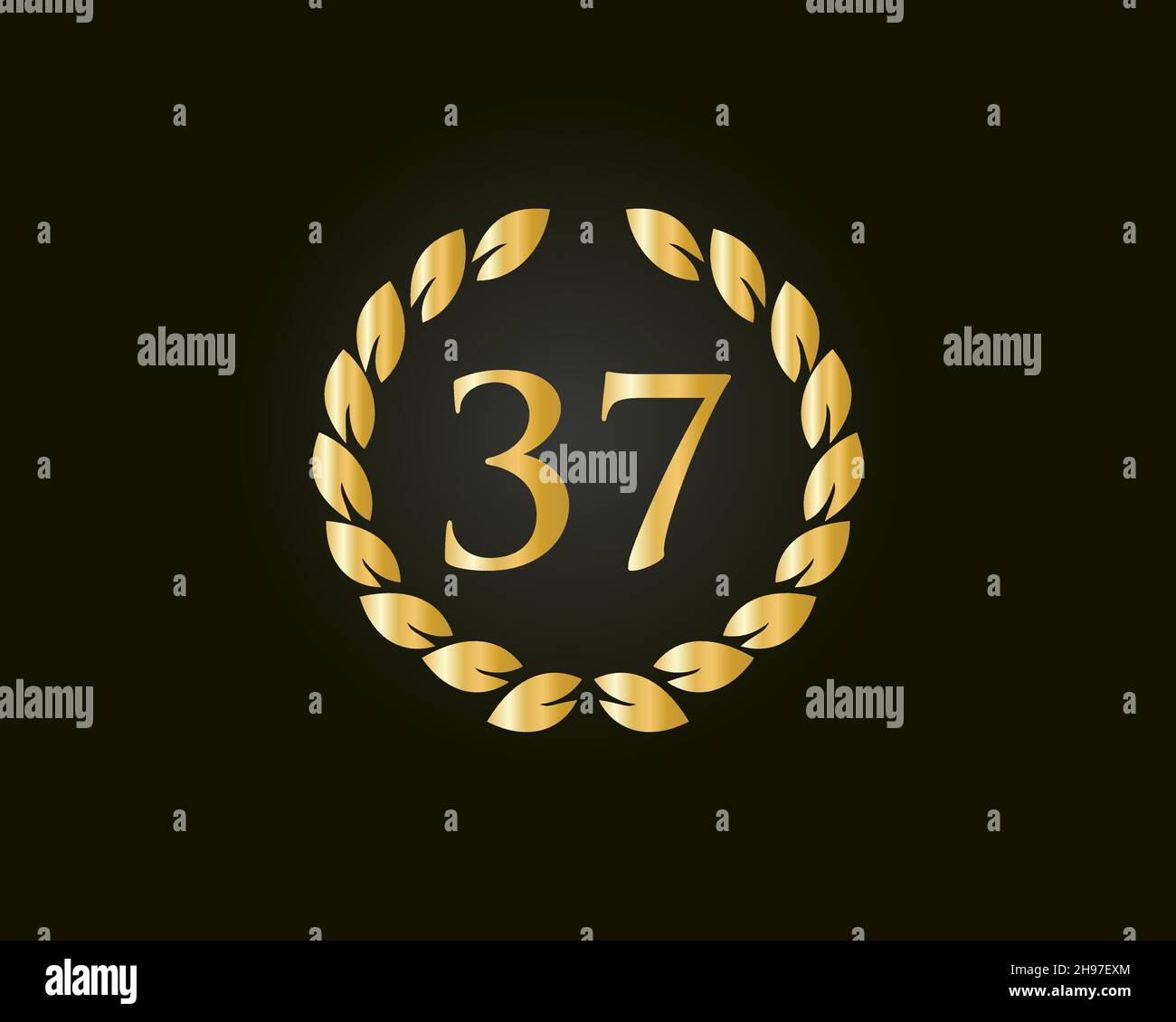 Logo di compleanno di 37 anni immagini e fotografie stock ad alta  risoluzione - Alamy