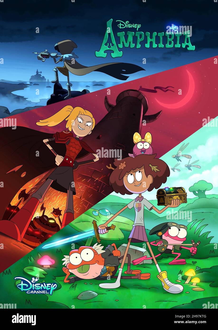 AMPHIBIA (2019), diretta da KYLER SPEARS e JOSEPH D. JOHNSTON. Credito: DISNEY TV ANIMAZIONE / Album Foto Stock