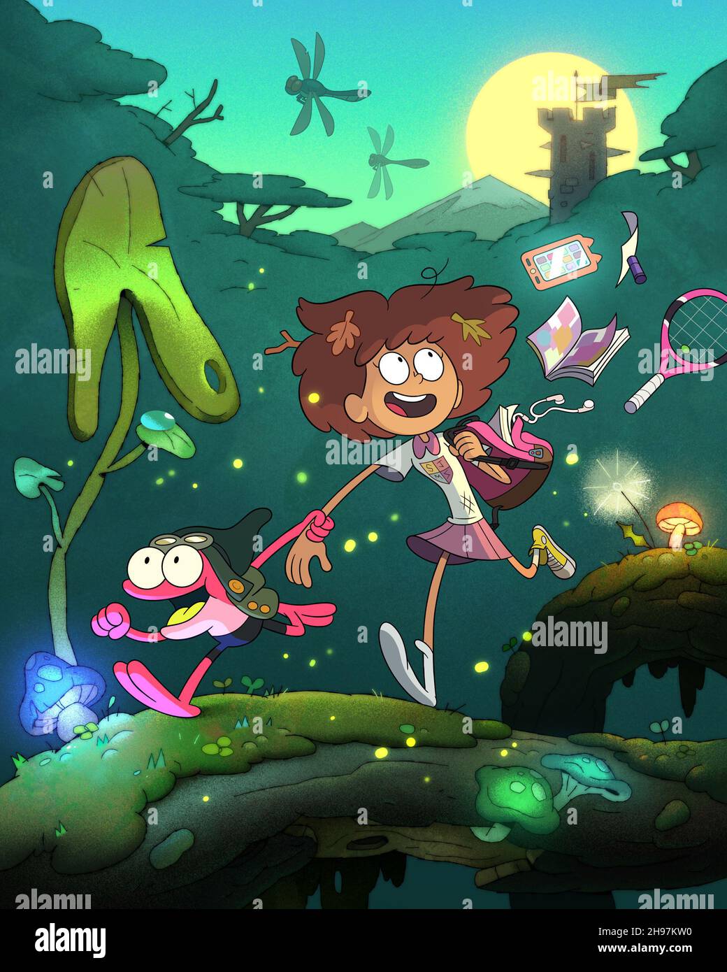 AMPHIBIA (2019), diretta da KYLER SPEARS e JOSEPH D. JOHNSTON. Credito: DISNEY TV ANIMAZIONE / Album Foto Stock