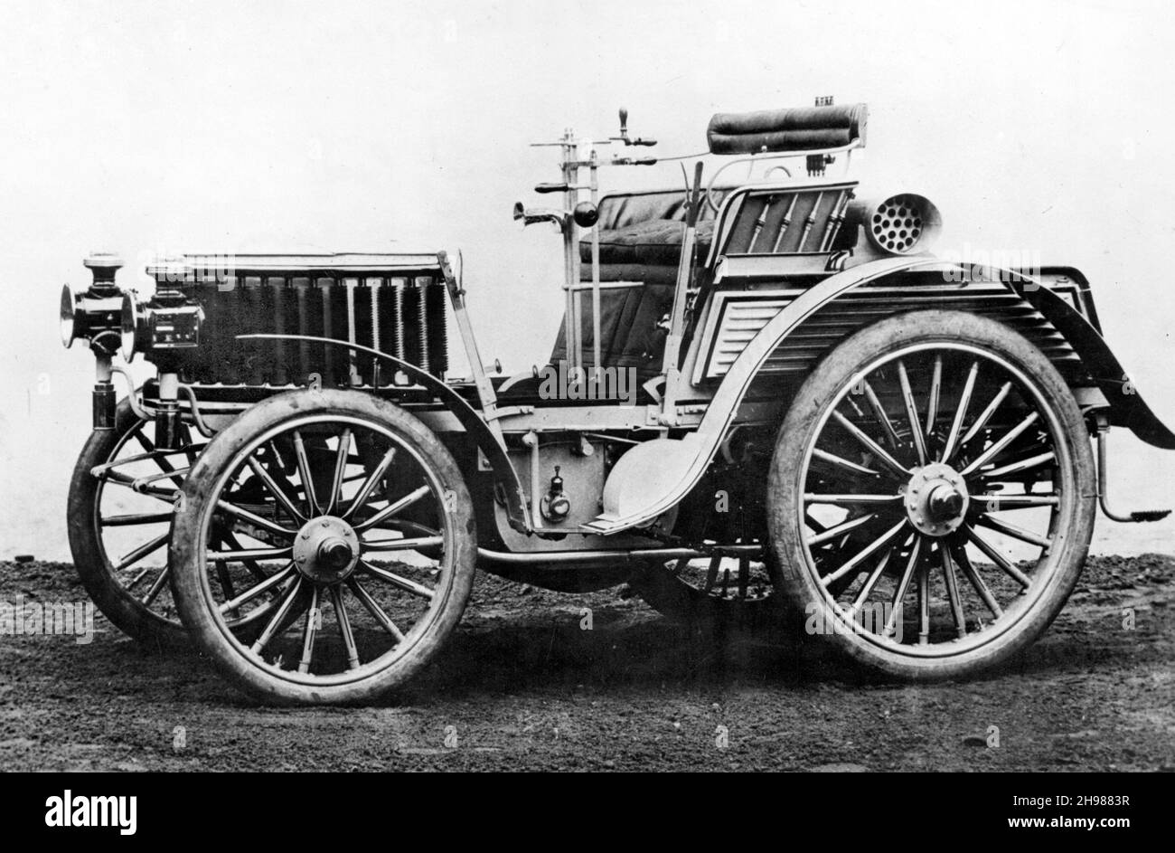 Benz 15hp iscritto da Eugen Benz per la Gordon Bennett Cup, 1900. Benz ha ritirato la vettura prima dello start della gara. Foto Stock