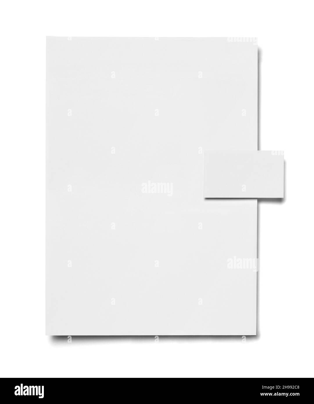 busta lettera carta carta modello business Foto Stock