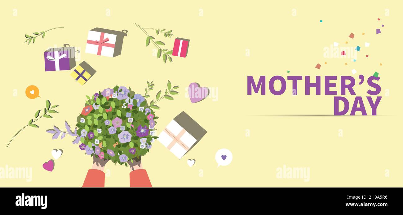 Illustrazione dello spazio di lavoro sulla scrivania. Vista dall'alto sul tavolo. Illustrazione Vettoriale