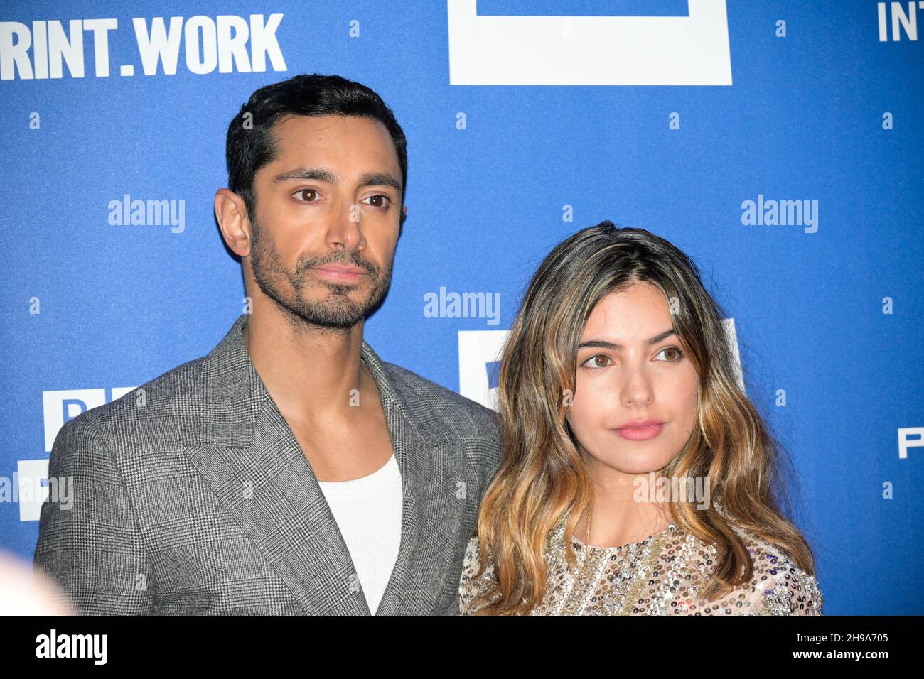 Londra, Regno Unito. 5 dicembre 2012: Riz Ahmed, Fatima Farheen Mirza ha partecipato al 24esimo British Independent Film Awards · BIFA alla Old Billingsgate il 5 dicembre 2012, Londra, Regno Unito. Foto Stock