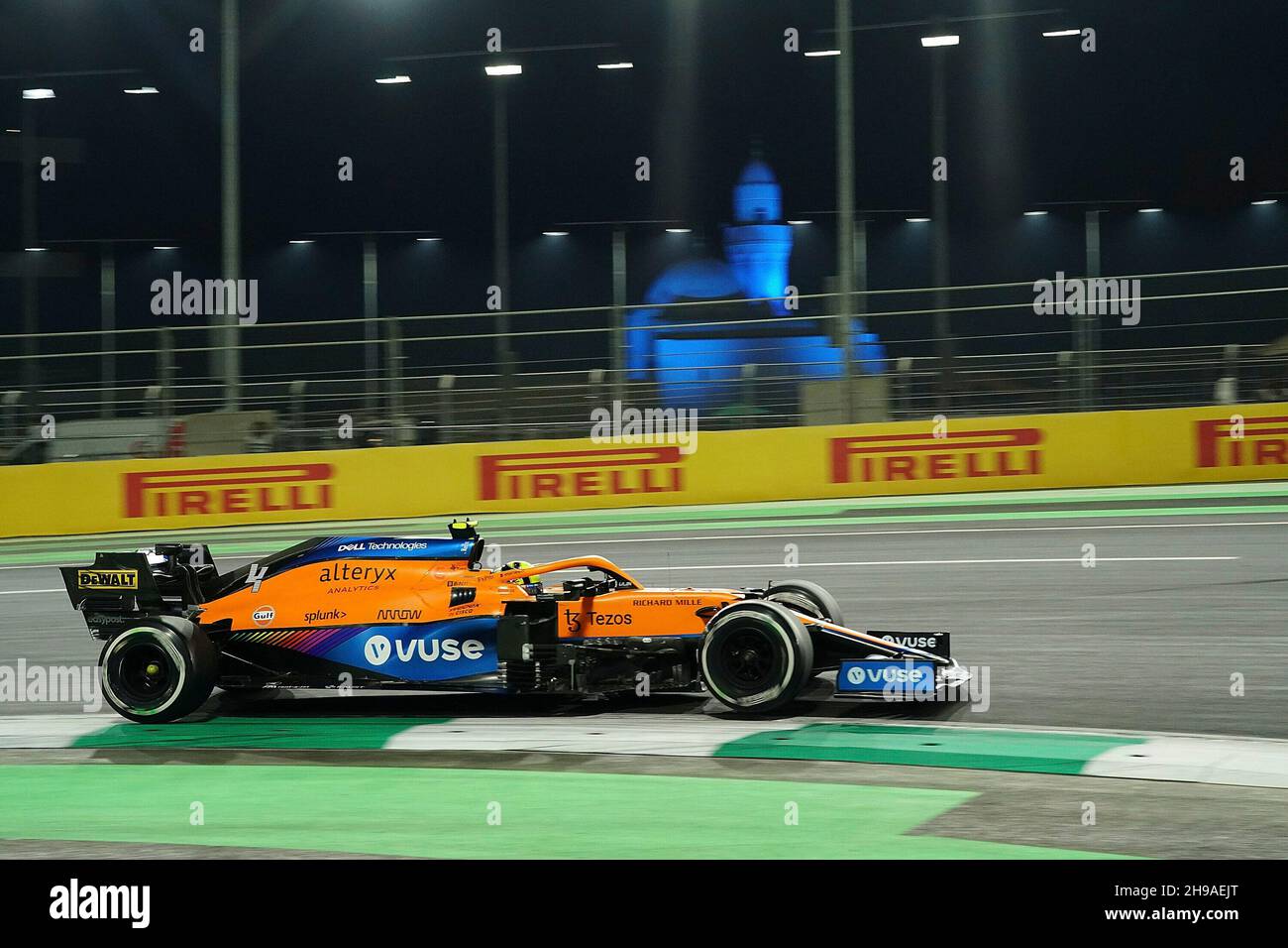 Jeddah, Arabo Saudita. 05 dicembre 2021. 05.12.2021, Jeddah Corniche Circuit, Jeddah, Gran Premio di Formula 1 dell'Arabia Saudita, nella foto di Lando Norris (GBR), McLaren F1 Team Credit: dpa/Alamy Live News Foto Stock