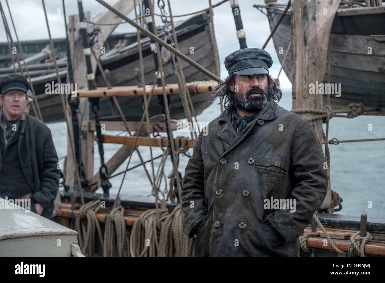 COLIN FARRELL nell'ACQUA DEL NORD (2021), diretto DA ANDREW HAIGH. Credit: BBC Two / Rhombus Media / Album Foto Stock