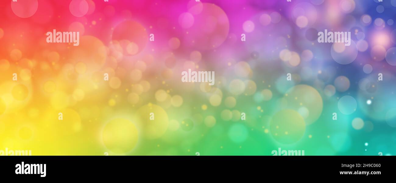 Sfondo astratto delle vacanze con particelle colorate e lucenti. Fantastico effetto luminoso. Arte frattale digitale Foto Stock