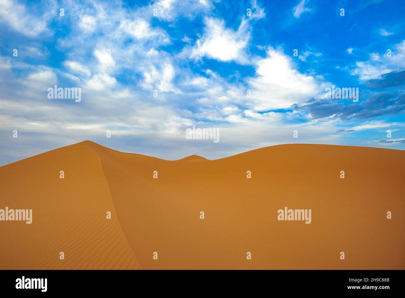 Le dune di sabbia di Erg Chebbi, Marocco Foto Stock