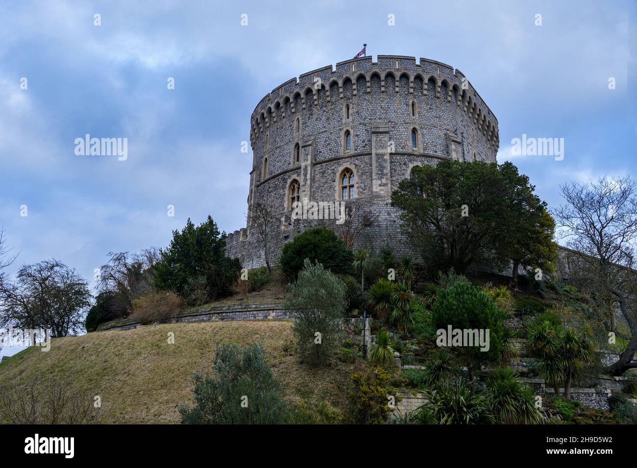 Castello di Windsor, Windsor, Regno Unito Foto Stock