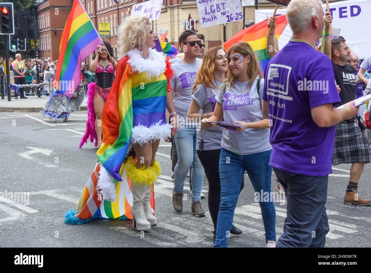 Manchester Gay Pride 2015 Foto Stock