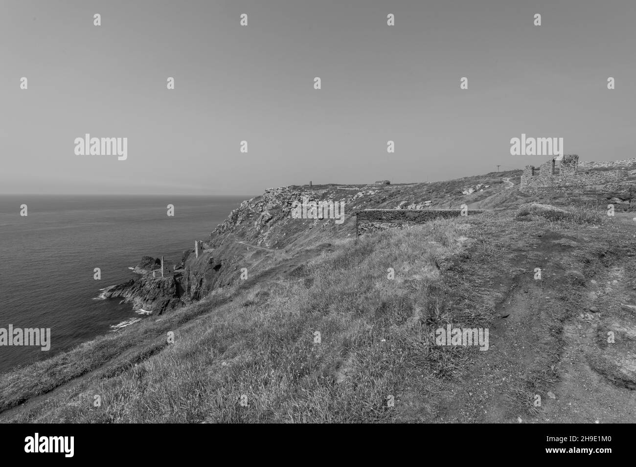 Il motore Crowns ospita la miniera di Botallack in Cornovaglia Foto Stock