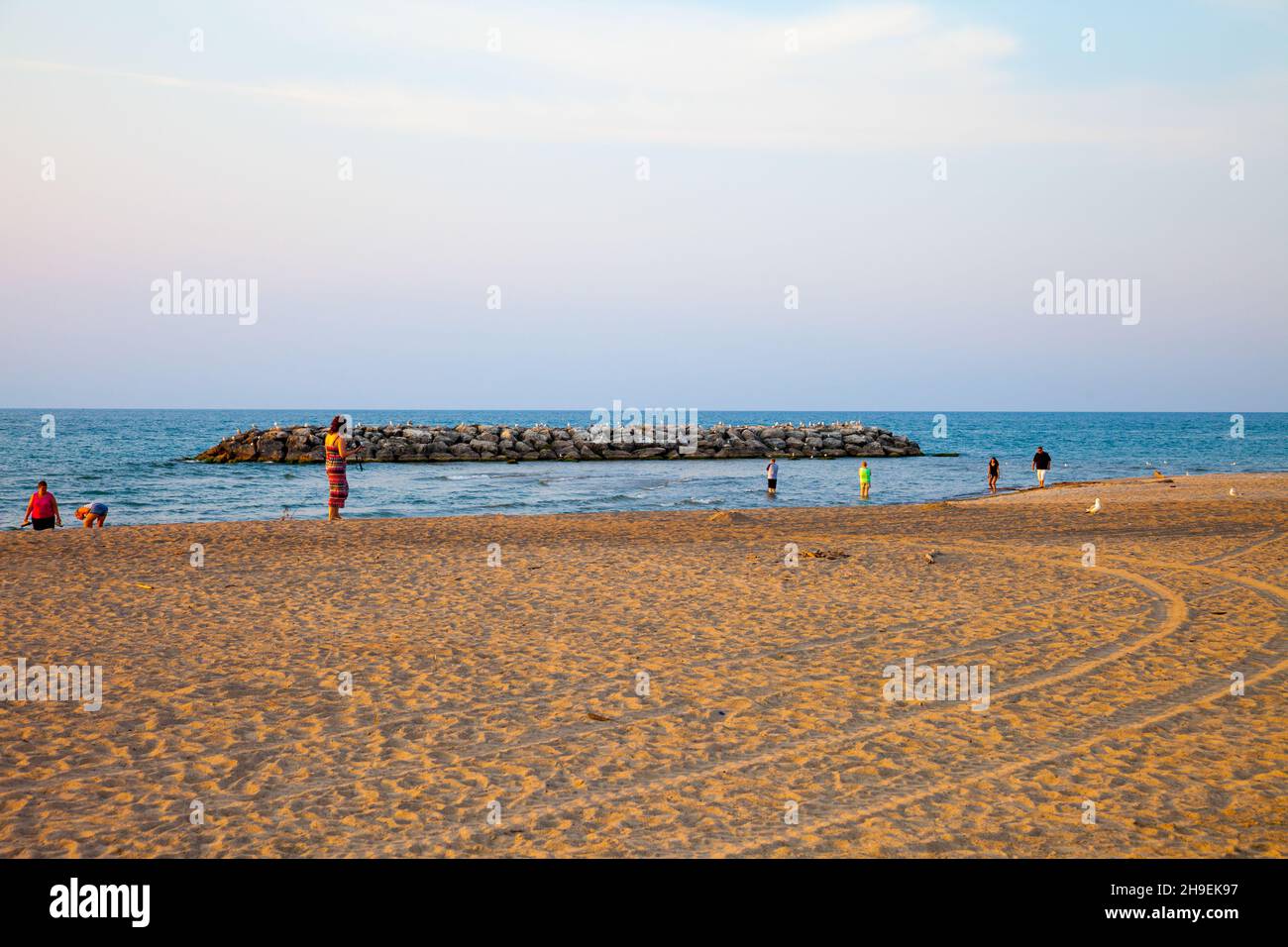Presque Isle state Park, Lake Erie, Pennsylvania Foto Stock