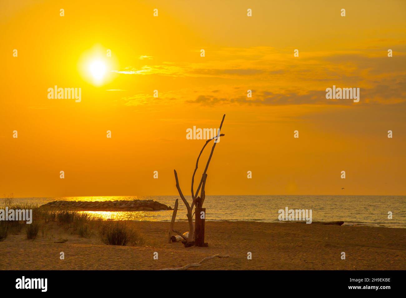 Presque Isle state Park, Lake Erie, Pennsylvania Foto Stock