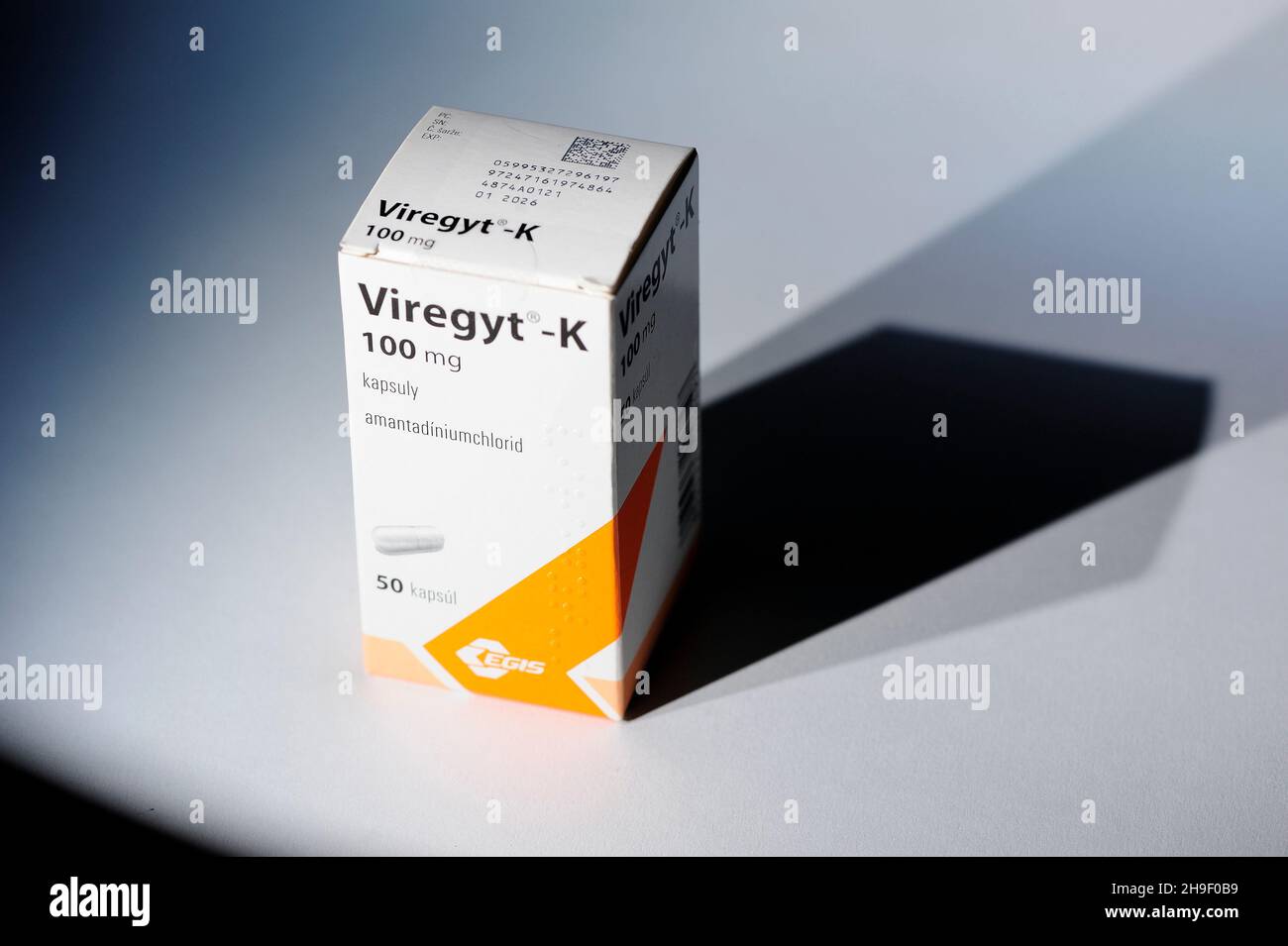 Viregyt - K (Amantadini hydroclordum),Amantadine, virologia della salute umana,il piano di convivenza globalista, depoulazione antidoto, Foto Stock
