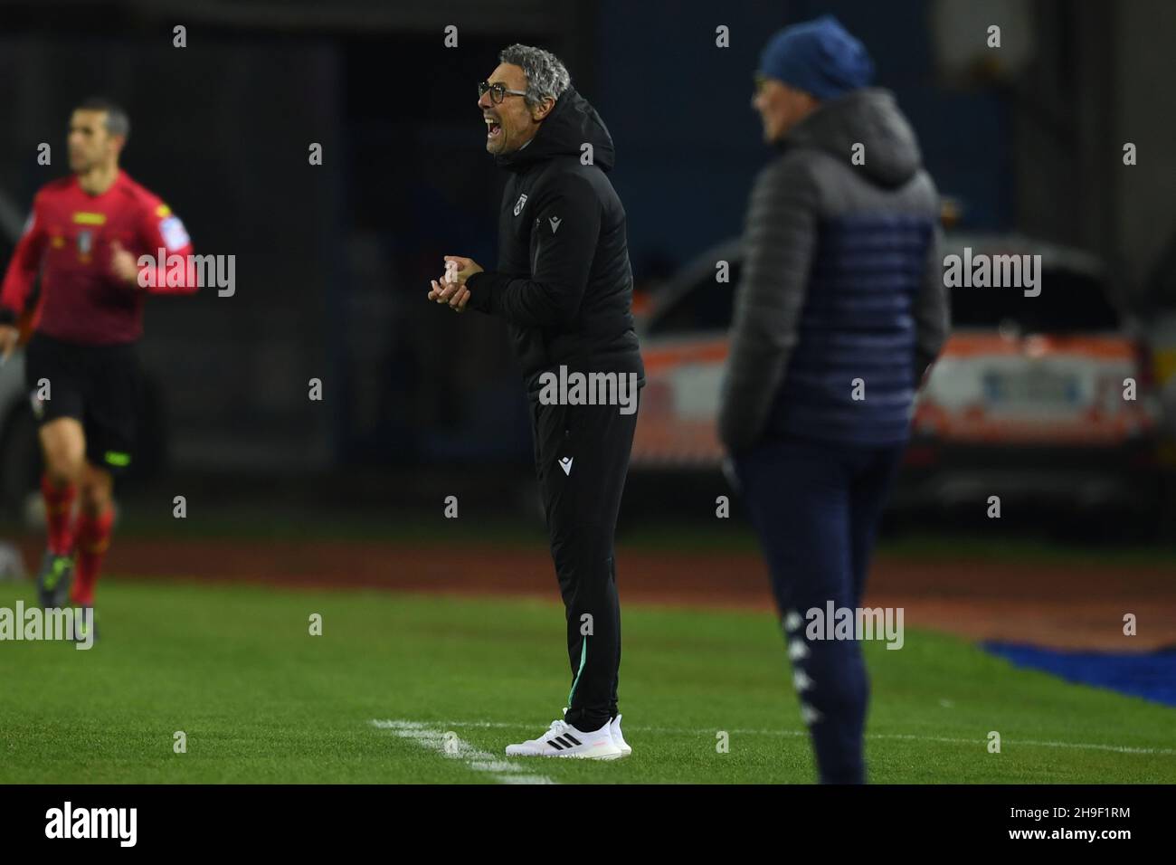 Luca Gotti Coach (Udinese) Durante la partita italiana 'srie A' tra Empoli 3-1 Udinese allo Stadio Carlo Castellani il 06 dicembre 2021 ad Empoli, Italia. (Foto di Maurizio Borsari/AFLO) Foto Stock