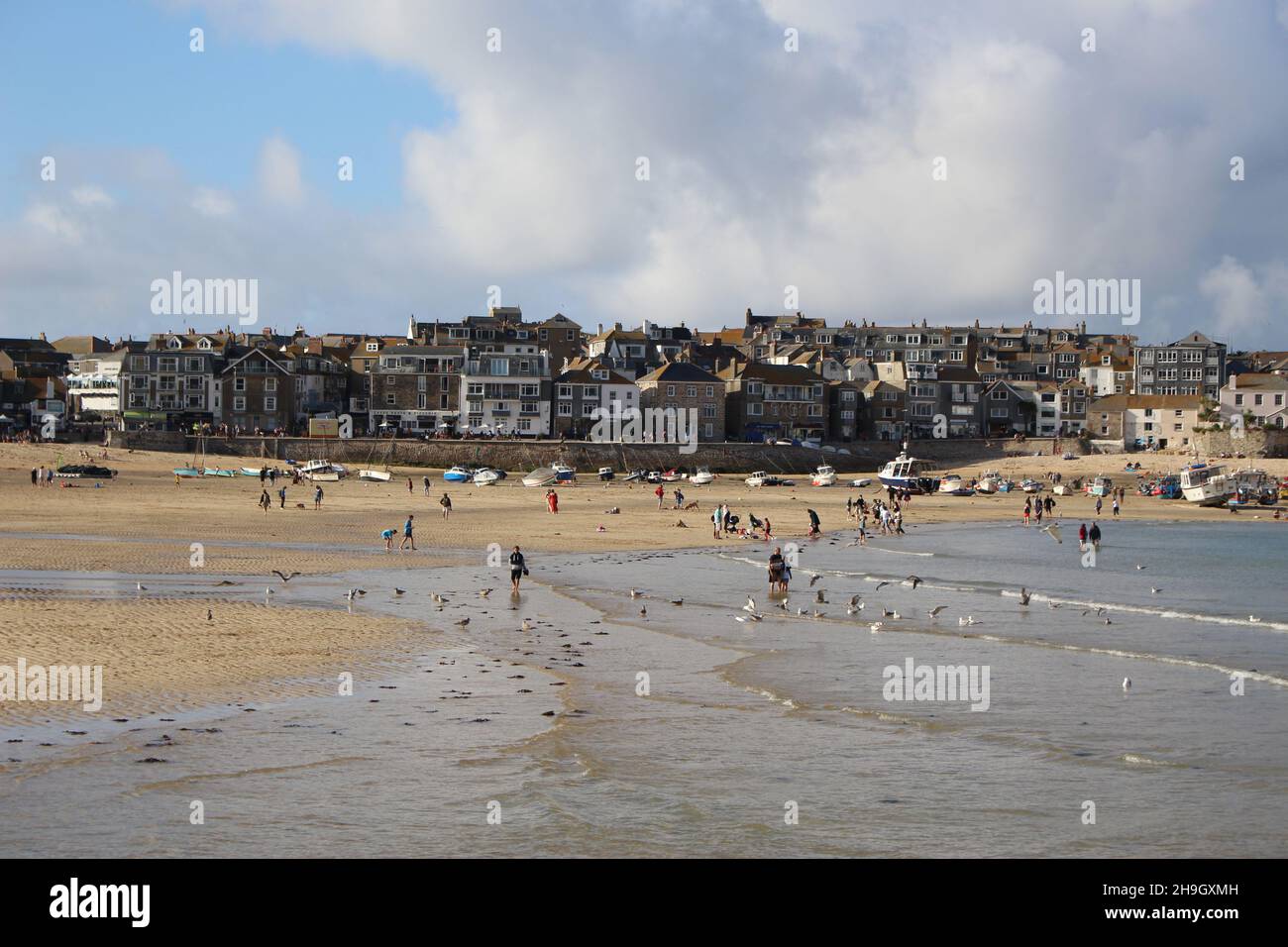 St. Ives Cornovaglia in estate (Inghilterra) Foto Stock