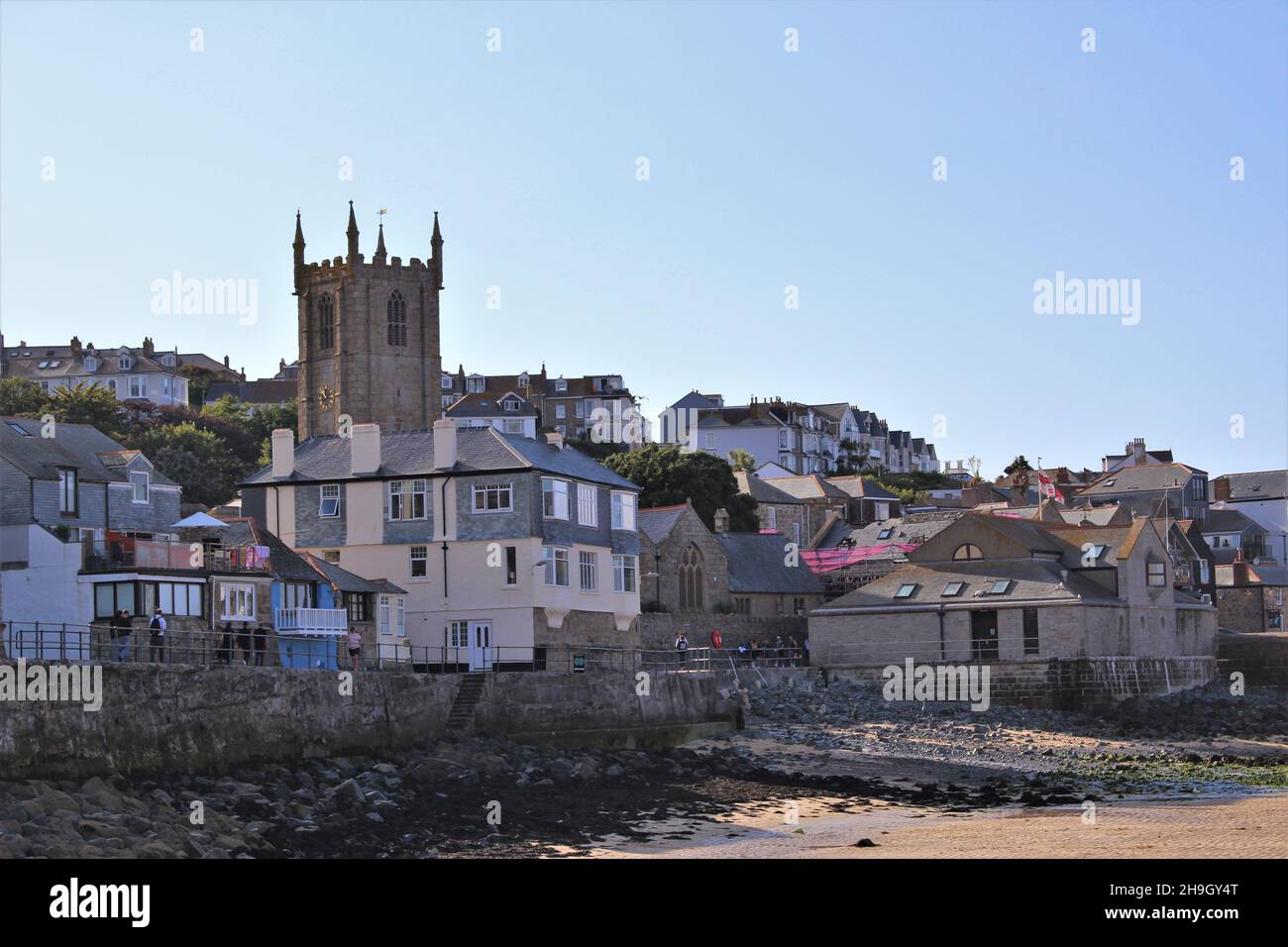 St. Ives Cornovaglia in estate (Inghilterra) Foto Stock