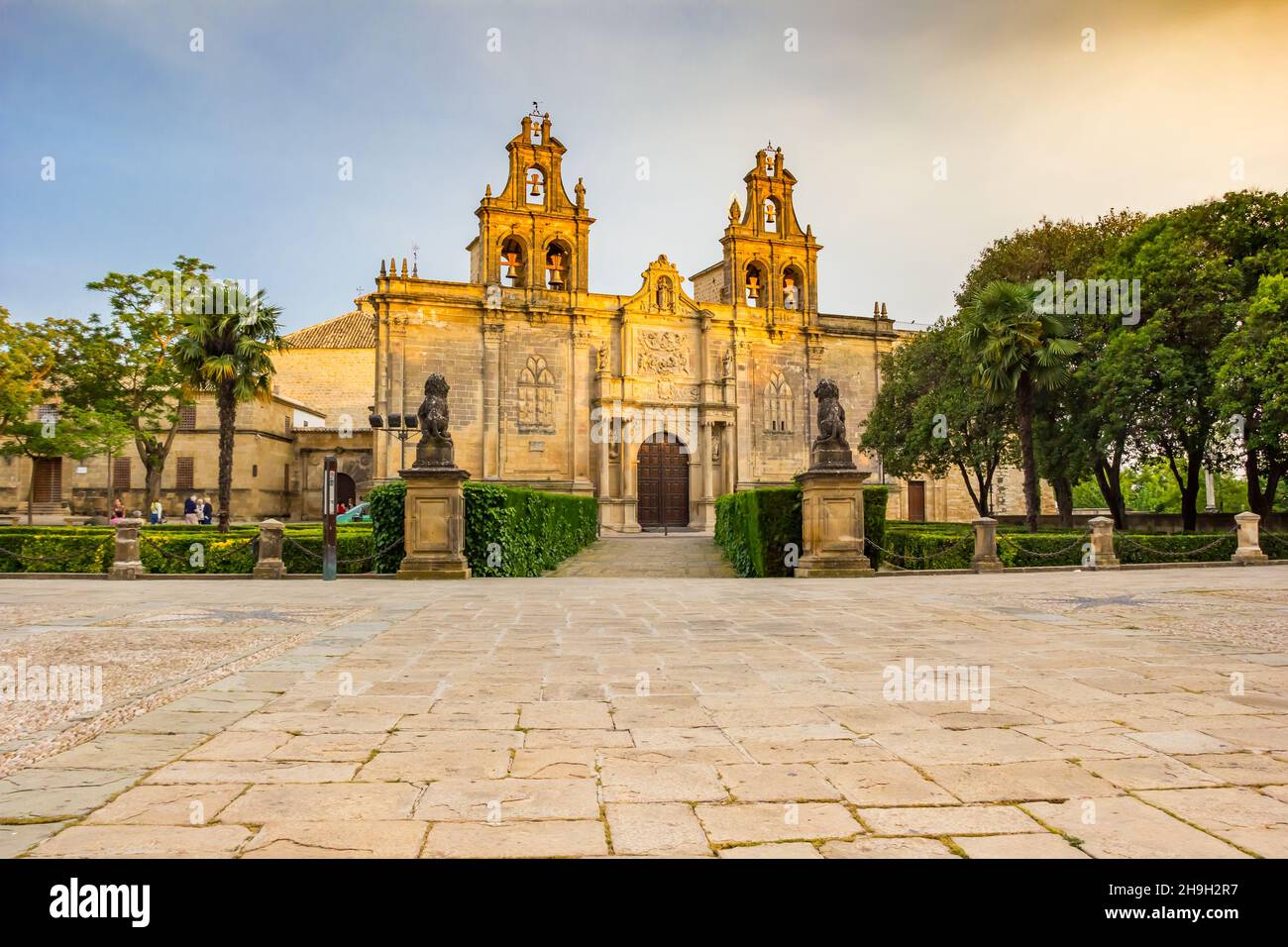 Storico Basílica de Santa Maria de los Reales Alcazares a Ubeda, Spagna Foto Stock