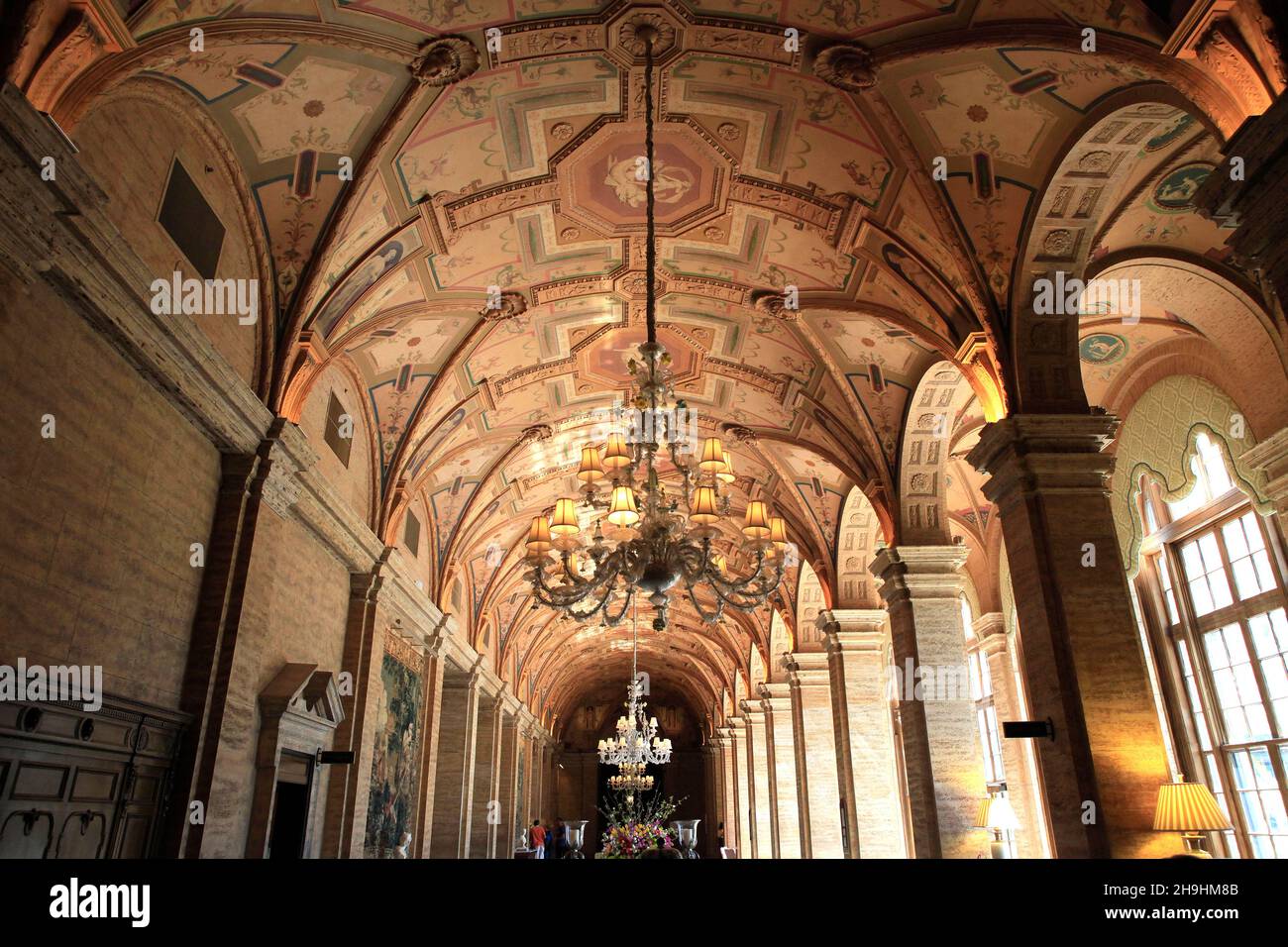 PALM BEACH, FLORIDA, USA, 05 MAGGIO 2012 : Interiors of the Breakers Hotel, Palm Beach, Florida, usa Foto Stock