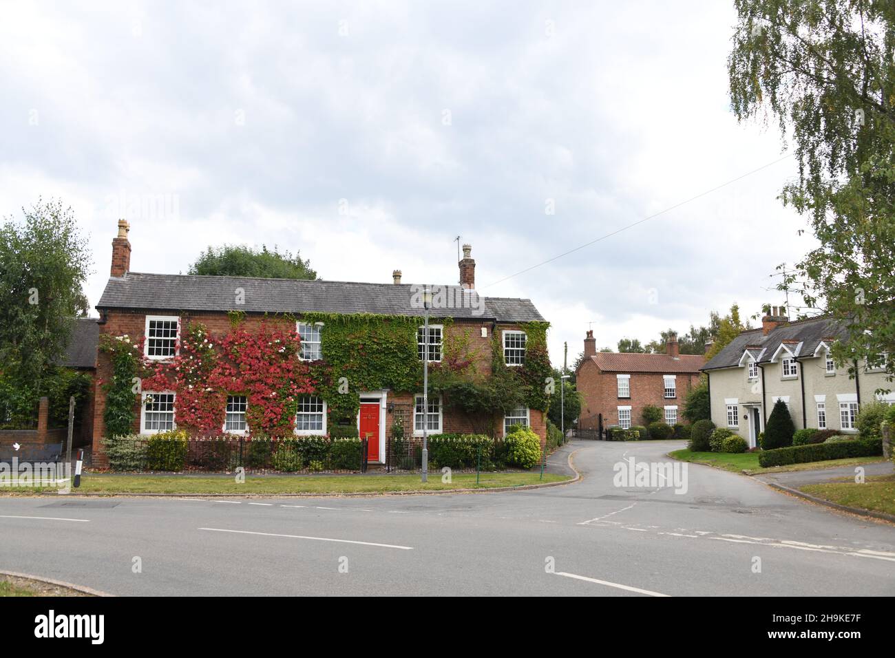 Superriduttore casa coperta a Wysall, Nottingham. Foto Stock