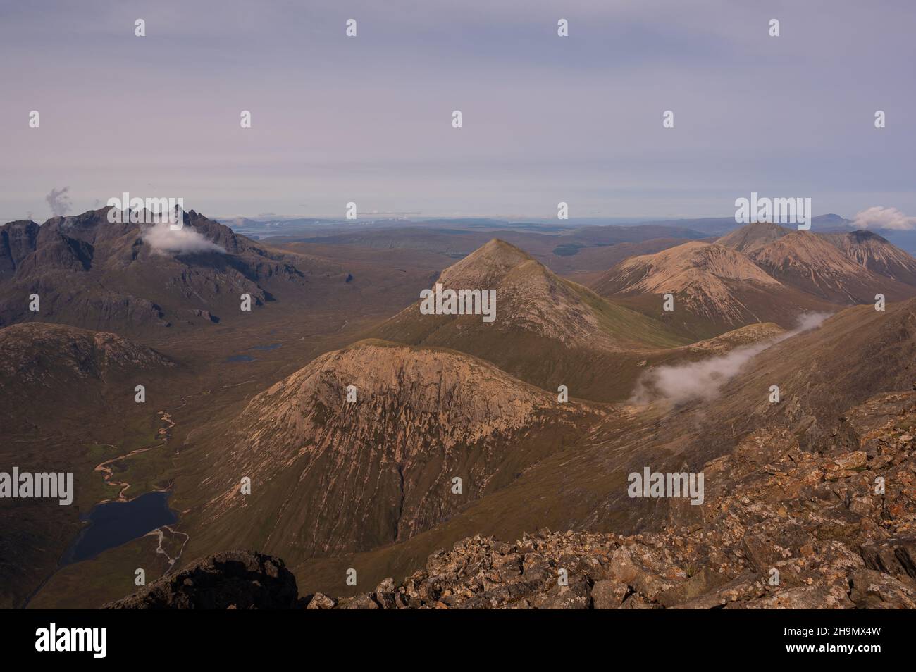 La Skye Cuillin Foto Stock