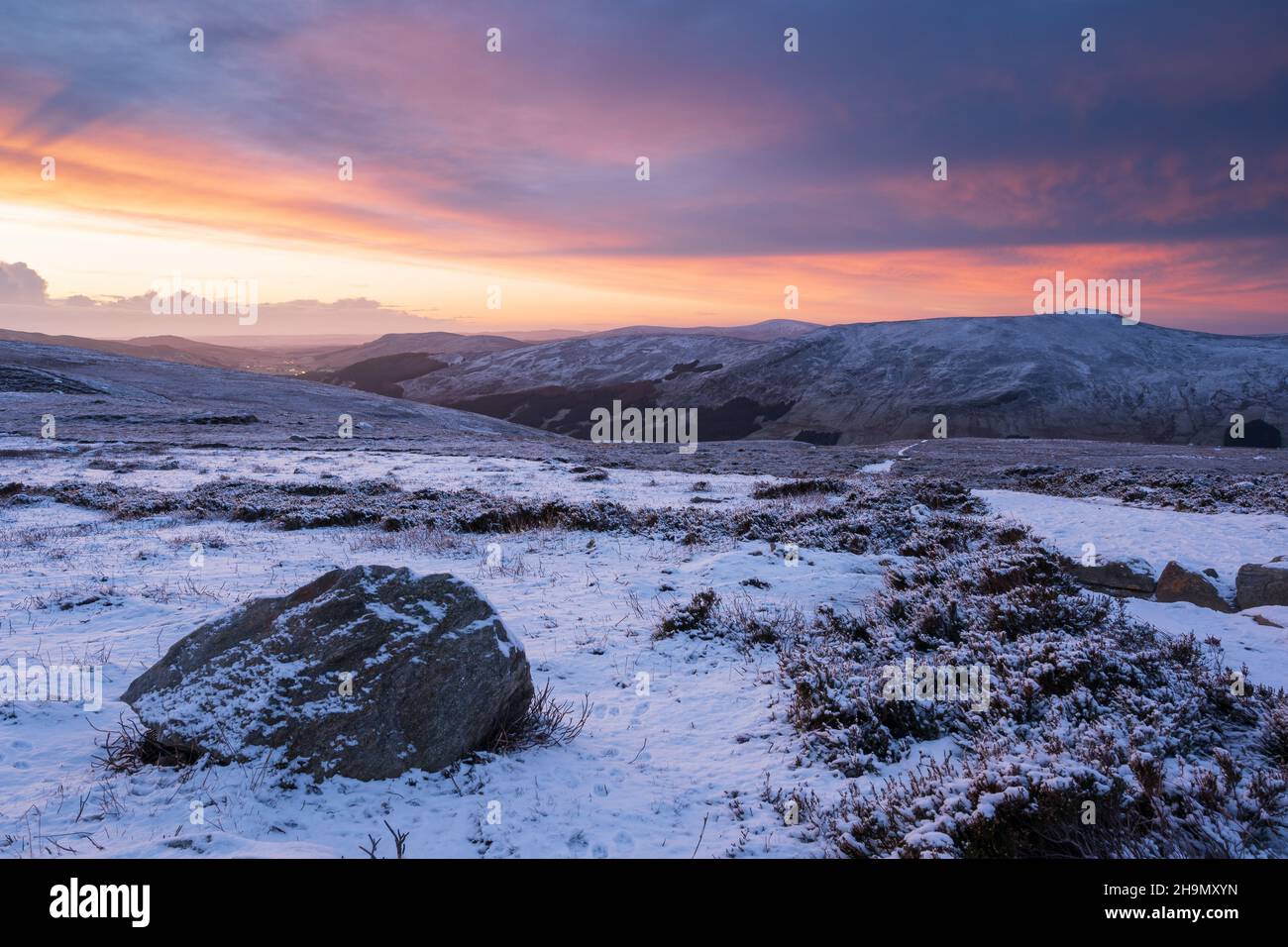 Loch Brandy in inverno Foto Stock