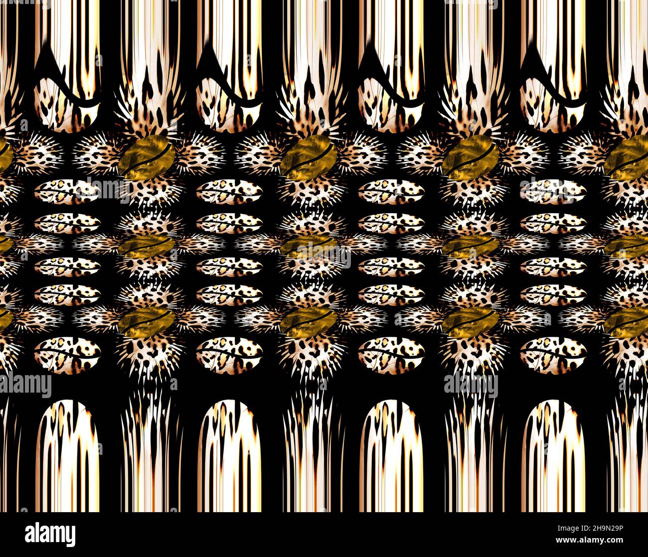 Motivo tessile,astratto artwork.colorful texture background.Creativic concept pattern con elementi di design.Drawing in modern style.Grunge shabby textu Foto Stock