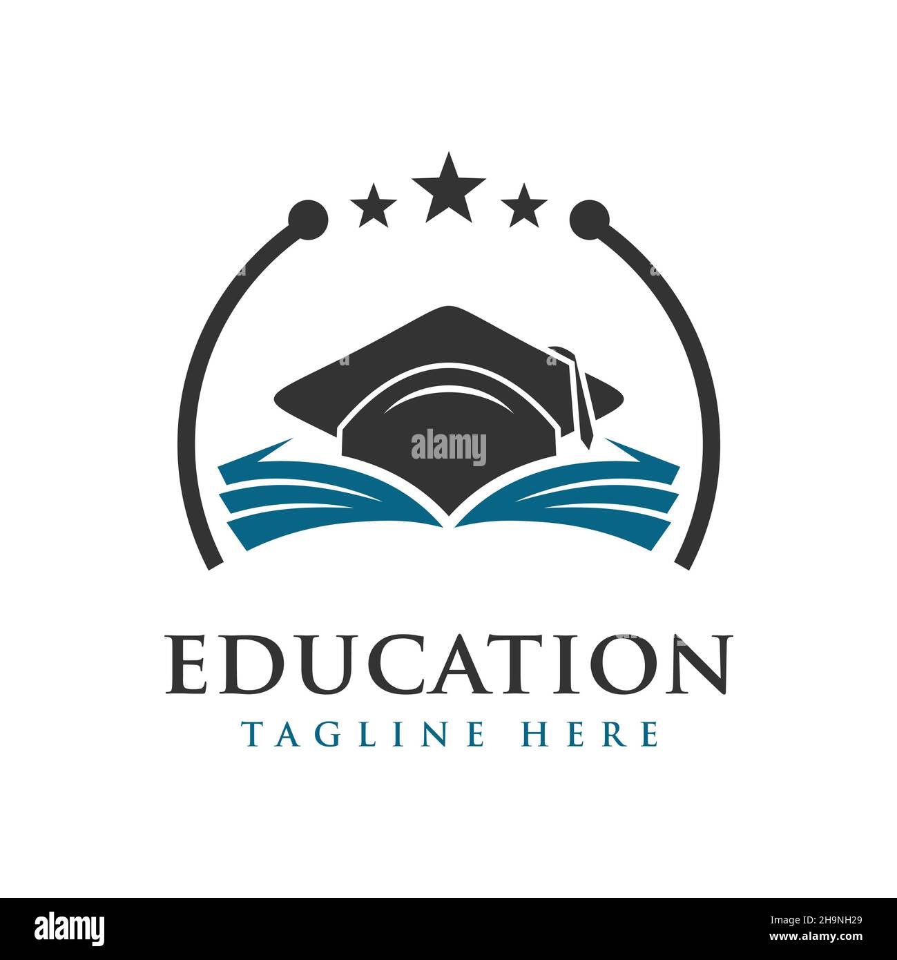 logo educativo la tua azienda Foto Stock