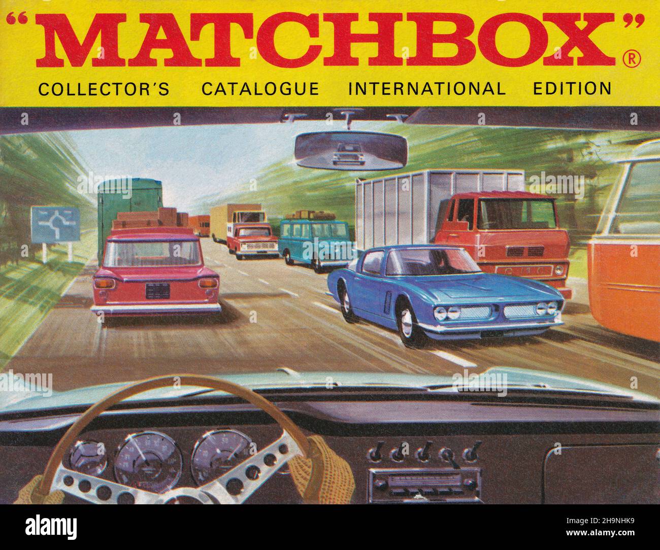 Catalogo 1969 per giocattoli pressofusi Matchbox. Foto Stock