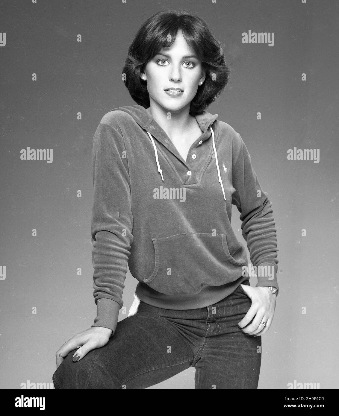 Dorothy Hamill pone per un ritratto 1981 a Los Angeles, California. Credit: Harry Langdon /Rock negatives /MediaPunch Foto Stock